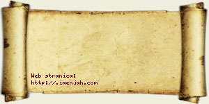 Jasmina Šerović vizit kartica